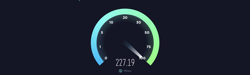 Internet speed illustrative image